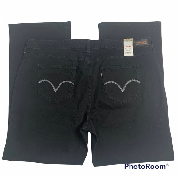 NWT Levi’s 512 Perfectly Shaping Bootcut Black Womens Jeans - Picture 3 of 14